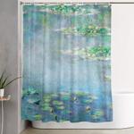 monet water lilies nymphas 1906 shower curtain 0