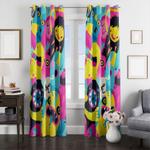 monsters pop color 21 century window curtain 0