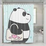 mood panda we bare bears shower curtains 0