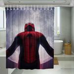 moonlight spiderman far from home shower curtains 0
