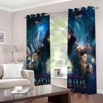 morbius curtains 2 panels blackout window drapes for room decoration 0