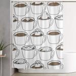 more coffee shower curtain 0
