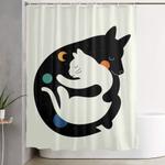 more hugs less fights shower curtain 0