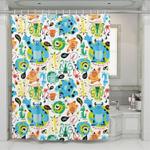moster cute monsters university shower curtains 0