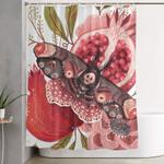 moth wings ii shower curtain 0