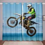 motorcycle racing blackout curtain biker jumps window curtains racing lover curtain home decoration blackout window curtains 100 polyester 41 7 107 9 0