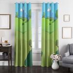 mountain adventure time window curtains 0