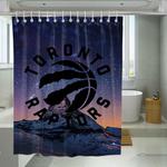 mountain toronto raptors winter shower curtains 0