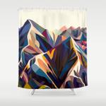 mountains original shower curtain 0