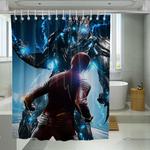 movie super hero the flash marvel shower curtains 0