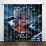 movie the little mermaid curtains pattern blackout window drapes 0