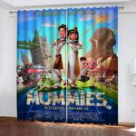 mummies curtains pattern blackout window drapes 0