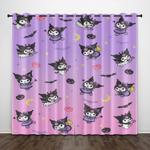 my melody kuromi curtains pattern blackout window drapes 0