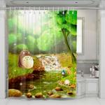 my neighbor totoro cute shower curtains 0