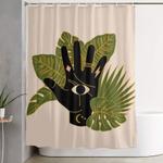mystic hand shower curtain 0