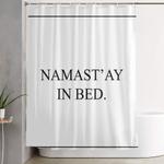 namastay in bed shower curtain 0
