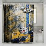 nashville predators mascot shower curtains 0