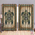 native american turtle pattern window curtains native art original blackout window curtains 100 polyester 417 1079 0