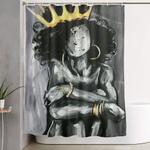 naturally queen ix shower curtain 0