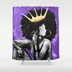 naturally queen vi purple shower curtain 0