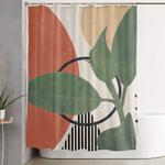 nature geometry iii shower curtain 0