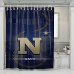navy midshipmen shower curtains 0