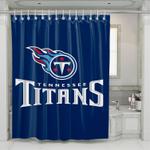 navy tenessee titans football shower curtains 0