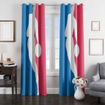 nba iconic color window curtain 0