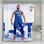 nba phils player shower curtains 0