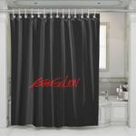 neon genesis evangelion red dark shower curtains 0