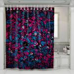 nerds monsters cartoon duo tone shower curtains 0