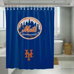 nets vector new york city shower curtains 0