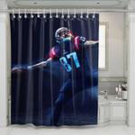 new england patriots player throwing shower curtains 0