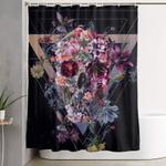 new skull shower curtain 0