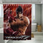 new tekken 7 jin kazama shower curtains 0