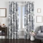 new york city in the shadow window curtain 0
