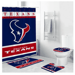 nfl football team houston texans bathroom sets shower curtain sets 0