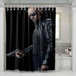 nick fury dark shower curtains 0