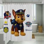 nick paw patrol chase shower curtains 0