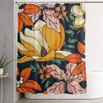 night forest shower curtain 0