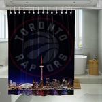 night toronto raptors city shower curtains 0