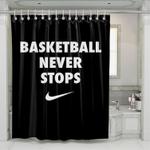 nike basketball never stops shower curtains 0