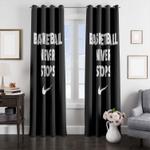nike basketball never stops window curtain 0