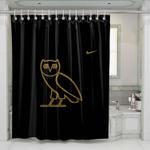 nike gold logo shower curtains 0