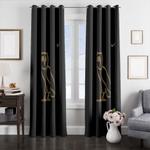nike gold logo window curtains 0