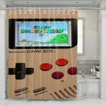 nintendo game boy mario shower curtains 0