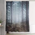 no more roads shower curtain 0