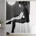 no such thing as nothing by night shower curtain 0