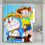 nobita and doraemon shower curtains 0