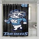 north carolina tar heels college shower curtains 0